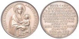 ROMA
Benedetto XIII (Pier Francesco Orsini), 1724-1730. Medaglia 1725.
Æ gr. 27,08 mm 42,5
Dr. FELIX COELI PORT - ANN IVB MDCCXXV. Busto nimbato de...