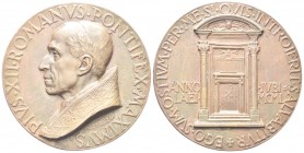 ROMA
Pio XII (Eugenio Pacelli), 1939-1958. Medaglia fusa 1950 opus A. Mistruzzi.
Æ gr. 210,98 mm 91
Dr. PIVS XII ROMANVS PONTIFEX MAXIMVS. Busto a ...