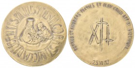 ROMA
Paolo VI (Giovanni Battista Montini), 1963-1978. Medaglia 1967 Opus L. Scorzelli.
Æ gr. 37,28 mm 44
Dr. PAULUS ET ATHENAGORA SINVICEM DILIGENT...