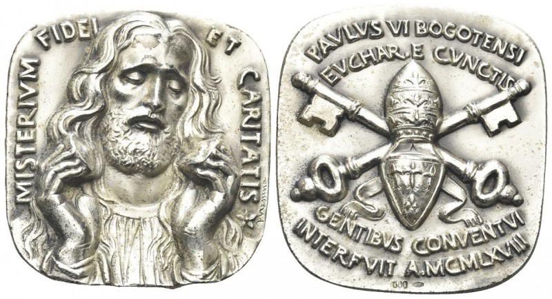 ROMA
Paolo VI (Giovanni Battista Montini), 1963-1978. Medaglia 1968 Opus F. Mes...