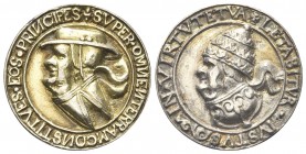GERMANIA
Durante Carlo V D’Asburgo Imperatore, 1500-1558. Medaglia satirica antipapale in uso tra i protestanti all’epoca della Riforma (1530 ca).
Æ...