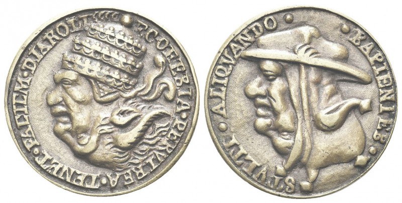 GERMANIA
Durante Carlo V D’Asburgo Imperatore, 1500-1558. Medaglia satirica ant...