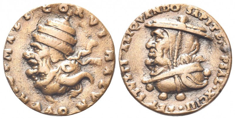 GERMANIA
Durante Carlo V D’Asburgo Imperatore, 1500-1558. Medaglia satirica ant...