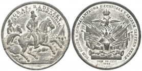 GERMANIA
Durante Francesco Giuseppe I d’Asburgo Lorena, 1848-1916. Medaglia 1848.
Metallo Bianco gr. 23,4 mm 41,0
Dr. GRAF / K K OEST - RADETZKY / ...