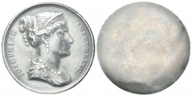 FRANCIA
Josephine de Beauharnais (prima moglie di Napoleone e regina d’Italia), 1763-1814. Medaglia uniface opus B. Andrieu.
Æ gr. 52,2 mm 60
Dr. J...