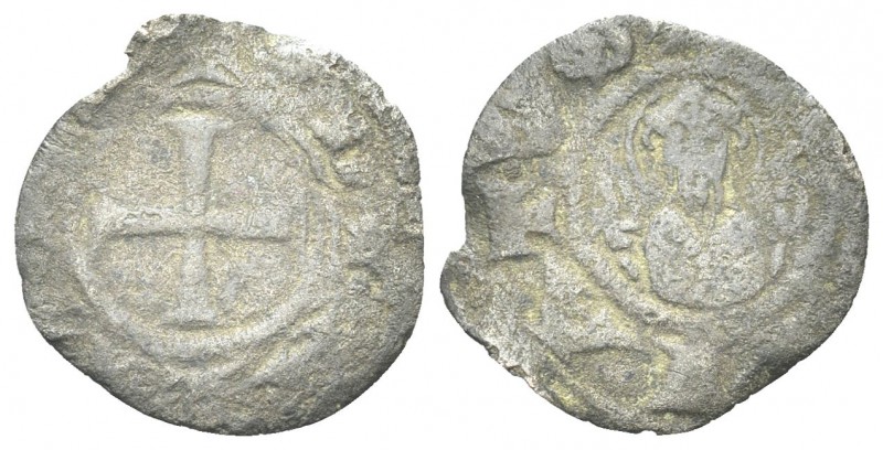 AREZZO
Repubblica, 1230-1250. Denaro piccolo.
Æ gr. 0,36
Dr. (globetto)DE ARI...