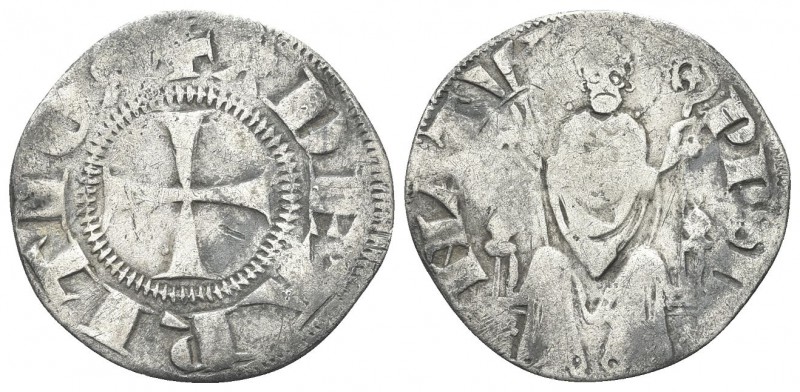 AREZZO
Guido Tarlati di Pietramala Vescovo, 1313-1326. Grosso.
Ag gr. 1,31
Dr...