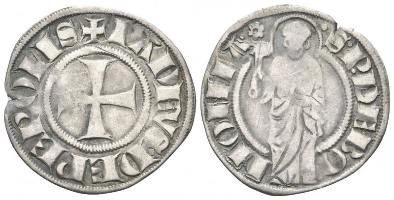 BOLOGNA
Taddeo Pepoli, 1337-1347. Pepolese.
Ag gr. 2,52
Dr. TADEVS DE PEPOLIS...