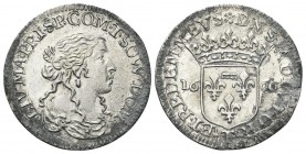 FOSDINOVO
Livia Centurioni Oltremarini Malaspina, moglie di Filippo Spinola, 1616-1688. Luigino 1666.
Ag gr. 2,18
Dr. LIV MA PRIS P COM T SO VV DOM...