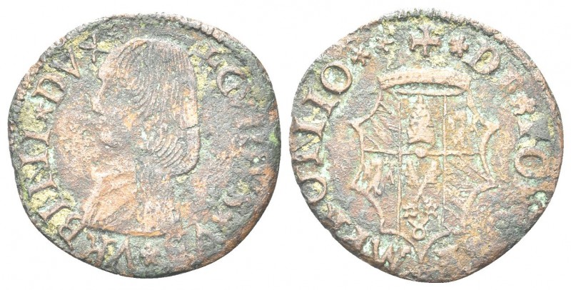 FOSSOMBRONE
Guidobaldo I da Montefeltro, 1482-1508. Quattrino, testa piccola.
...