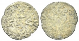 LUCCA
Repubblica, 1369-1799. Albulo.
Mi gr. 0,63
Dr. OTTO IMPERATOR. Le lettere LVCA di sposte a croce attorno a globetto. Rv. S PET - RVS. Il Sant...