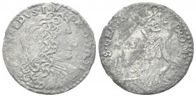 MODENA
Rinaldo d’Este, 1706-1737. Giorgino 1727.
Mi gr. 1,57
Dr. RAYNALDVS I MVT R D 1727. Busto drappeggiato a d. Rv. S GEMIN - PRO M. San Geminia...