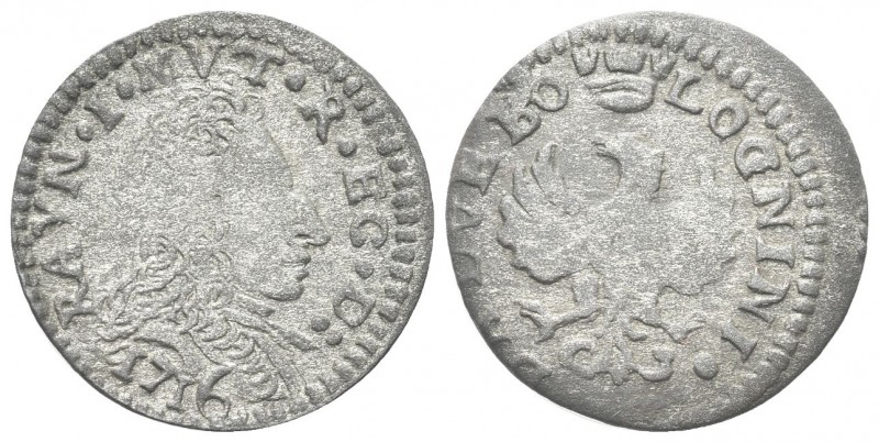MODENA
Rinaldo d’Este, 1706-1737. Muraiola da due Bolognini 1716.
Æ gr. 1,16
...