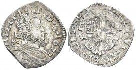 NAPOLI
Filippo IV di Spagna, 1621-1665. Tarì 1622.
Ag gr. 5,86
Dr. PHILIPP IIII D G 1622. Busto corazzato a d. Rv. HISP VTRIV SICILIE RE. Stemma co...