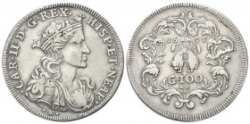 NAPOLI
Carlo II di Spagna, Re di Napoli e Sicilia, 1665-1700. Ducato 1693 da 100 Grana.
Ag gr. 21,59
Dr. CAR II D G REX - HISP ET NEAP. Busto coron...