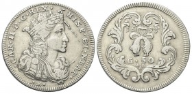 NAPOLI
Carlo II di Spagna, Re di Napoli e Sicilia, 1665-1700. Mezzo Ducato 1693 da 50 Grana.
Ag gr. 10,72
Dr. CAR II D G REX HISP ET NEAP. Busto co...