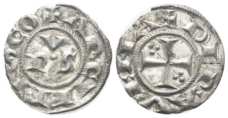 RAVENNA
Anonime arcivescovili, XII-XIII secolo. Denaro.
Mi gr. 0,65
Dr. ARCIP...
