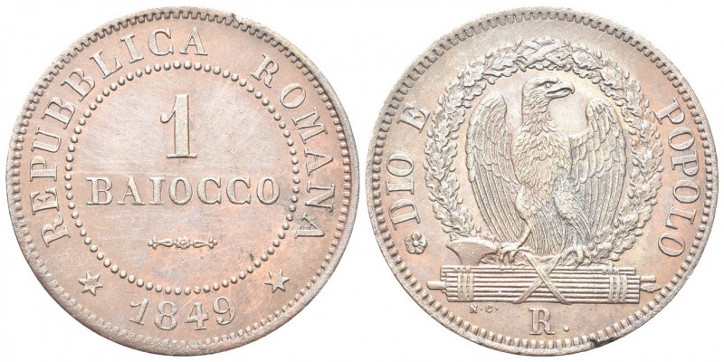 ROMA
Seconda Repubblica Romana, 1848-1849. Baiocco 1849.
Æ 
Dr. Valore entro ...