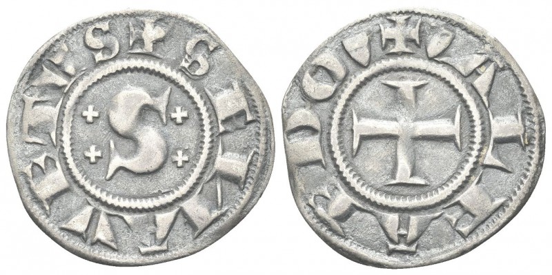 SIENA
Repubblica, 1180-1390. Grosso (1325-1345).
Ag gr. 1,85
Dr. SENA VETVS. ...