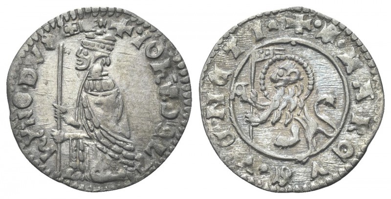 VENEZIA
Giovanni Dolfin Doge LVII, 1356-1361. Soldino.
Ag gr. 0,52
Dr. IO DOL...