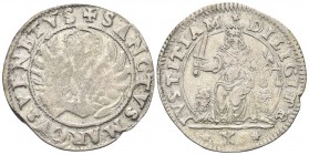 VENEZIA
Monetazione Anonime. Da 10 Gazzette o Lirone con legge del 5.1.1571.
Ag gr. 8,01
Dr. SANCTVS MARCVS VENETVS. Il Leone di San Marco alato e ...