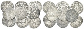 LOTTI
Repubblica, monetazione a nome di Enrico VI Imperatore, 1191-1336. Lotto composto da nove Bolognini di Bologna.
Ag

tipo CNI 3; Ch. 20.

M...