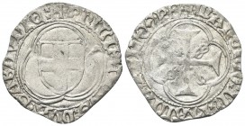 SAVOIA ANTICHI
Filiberto I il Cacciatore, 1472-1482. Parpagliola.
Ag gr. 2,12
Dr. PhILIBERTVS DVX SABAVDIE PR. Scudo di Savoia in doppia cornice. R...