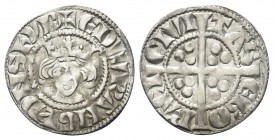 GRAN BRETAGNA
Edoardo I Plantageneto, 1272-1307. Penny 1280-1281 (zecca di York).
Ag gr. 1,43
Dr. EDWAR ANGL DNS Hyb. Testa coronata frontale. Rv. ...