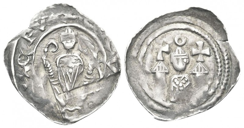 ISTRIA
Bertoldo di Merania, 1218-1251. Istria. Pfenning.
Ag gr. 1,11
Dr. [BER...