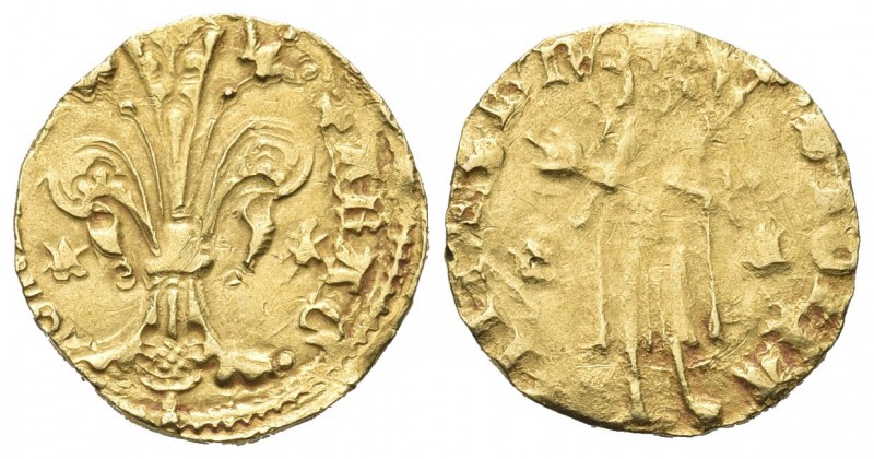 SPAGNA
Pietro IV d’Aragona, 1336-1387. Aragona. Mezzo Fiorino.
Au gr. 1,70
Dr...