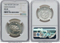 Republic silver Piefort "Cuban Railroad" 5 Pesos 1983 MS68 NGC, Havana mint, KM-P3. HID09801242017 © 2022 Heritage Auctions | All Rights Reserved