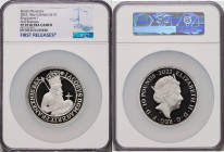 Elizabeth II silver Proof "King James I" 10 Pounds (10 oz) 2022 PR70 Ultra Cameo NGC, Limited Edition Presentation: 150. British Monarchs series. Firs...