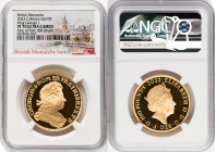 Elizabeth II gold Proof "King George I" 100 Pounds (1 oz) 2022 PR70 Ultra Cameo NGC, Graded Presentation Mintage: 500. British Monarchs series. One of...
