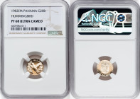 Republic gold Proof "Hummingbird" 20 Balboas 1982-FM PR68 Ultra Cameo NGC, Franklin mint, KM81. HID09801242017 © 2022 Heritage Auctions | All Rights R...