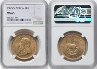 Republic gold Krugerrand (1 oz) 1975 MS65 NGC, KM73. HID09801242017 © 2022 Heritage Auctions | All Rights Reserved