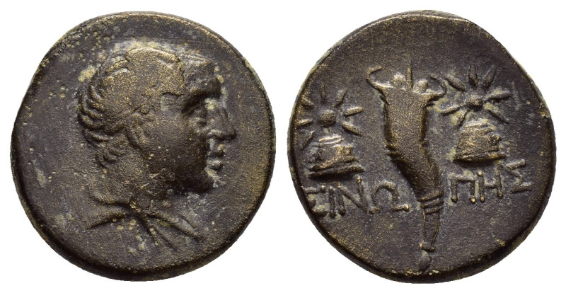 PAPHLAGONIA. Sinope.Struck under Mithradates VI (Circa 120-111 or 110-100 BC).Ae...