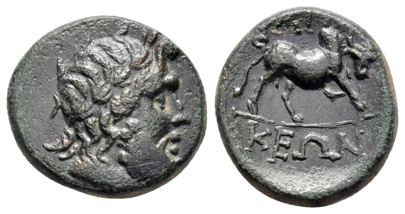 PONTUS. Pharnakeia.(2nd century BC).Ae.

Obv : Laureate head of Zeus right.

Rev...