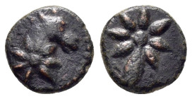 PONTUS. Uncertain.(Circa 130-100 BC).Ae.

Obv : Head of Horse right, star on neck.

Rev : Comet.
HGC 7, 317.

Condition : Good very fine. 

Weight : 1...