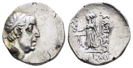KINGS OF CAPPADOCIA. Ariobarzanes I Philoromaios (96-63 BC). Drachm. 

Obv : Diademed head right.

Rev : ΒΑΣΙΛΕΩΣ / ΑΡΙΟΒΑΡZΑΝΟΥ / ΦΙΛΟΡΩΜΑΙΟΥ.
Athena...