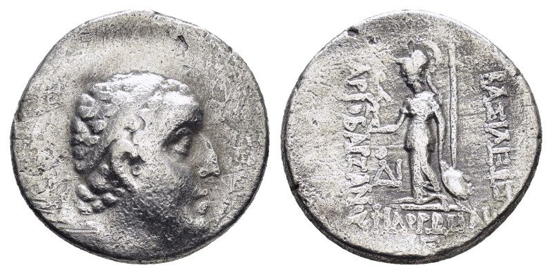 KINGS of CAPPADOCIA. Ariobarzanes I Philoromaios (96-63 BC).Eusebeia-Mazaca.Drac...