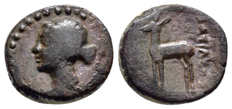 KINGS of CAPPADOCIA. Ariarathes X Eusebes Philadelphos (42-36 BC). Ae. 

Obv : D...