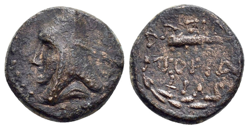 KINGS of COMMAGENE. Mithradates I Kallinikos (Circa 96-70 BC). Ae.

Obv : Diadem...