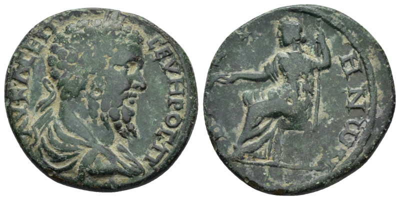 THRACE. Bizya. Septimius Severus (193-211). Ae.

Obv : AV K Λ CΕΠ CEVHPOC.
Laure...