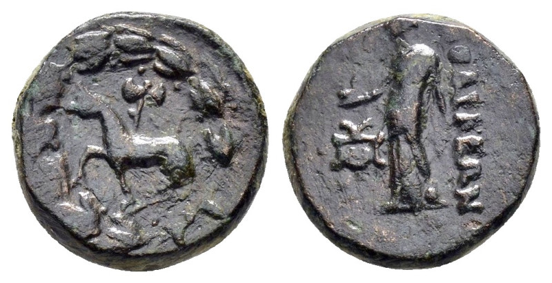 PHRYGIA. Laodicea. Pseudo-autonomous. Time of Tiberius.(14-37). Ae. 

Obv : ΠYΘ ...