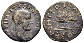 CAPPADOCIA. Caesarea. Gordian III (238-244). Ae. 

Obv : 

Rev : 

Condition : Good very fine. 

Weight : 9.7 gr
Diameter : 25 mm