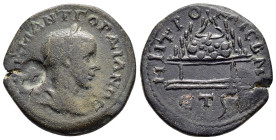CAPPADOCIA. Caesarea. Gordian III (238-244). Ae. 

Obv : AYT K M ANT ΓOPΔIANOC.
Laureate and cuirassed bust right.

Rev : MHTPO KAIC B N / ЄT S.

Cond...