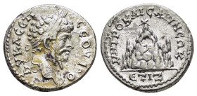 CAPPADOCIA. Caesarea. Septimius Severus (193-211). Drachm. 

Obv :
Laureate head right.

Rev :
Mt. Argaeus; star at summit.

Condition : Good very fin...