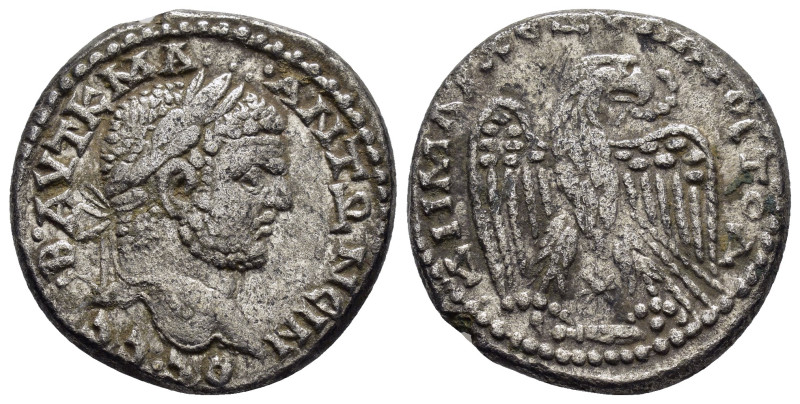 SYRIA, Seleucis and Pieria. Antioch. Caracalla. 198-217 AD. AR Tetradrachm.

Obv...
