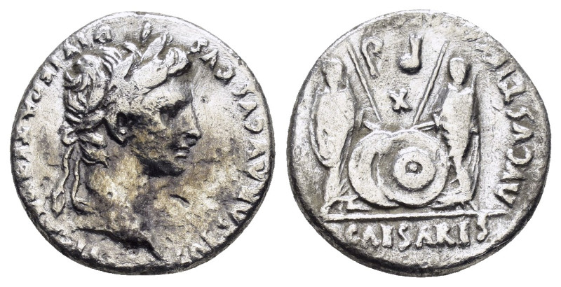 AUGUSTUS.(27 BC-14).Lugdunum.Denarius.

Obv : CAESAR AVGVSTVS DIVI F PATER PATRI...