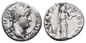 HADRIAN (117-138).HADRIAN.(117-138).Rome.Denarius. 

Obv : HADRIANVS AVG COS III P P.
Bare-headed bust right, with slight drapery.

Rev : FIDES PVBLIC...